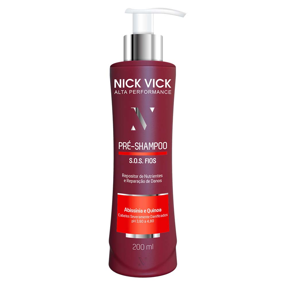 Pré Shampoo Sos Fios Nick & Vick 200ml