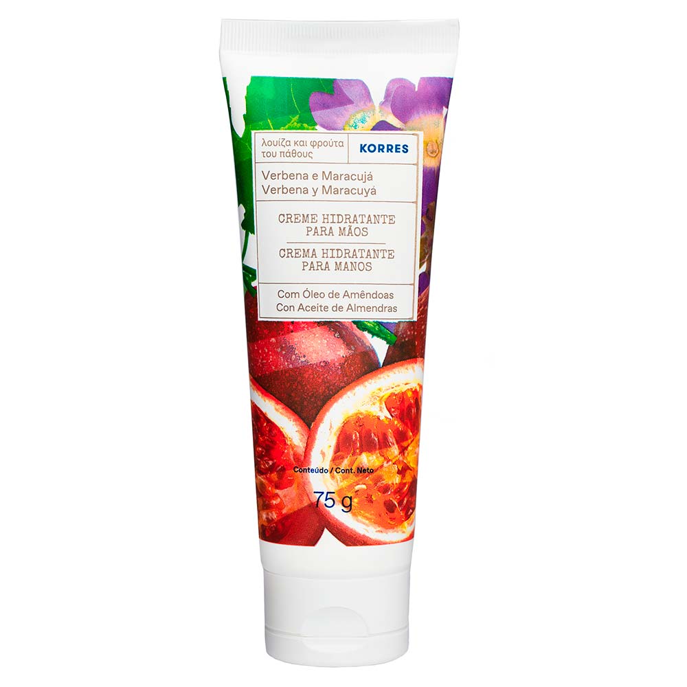 Creme Hidratante Para As Mãos Korres Verbena E Maracujá 75g