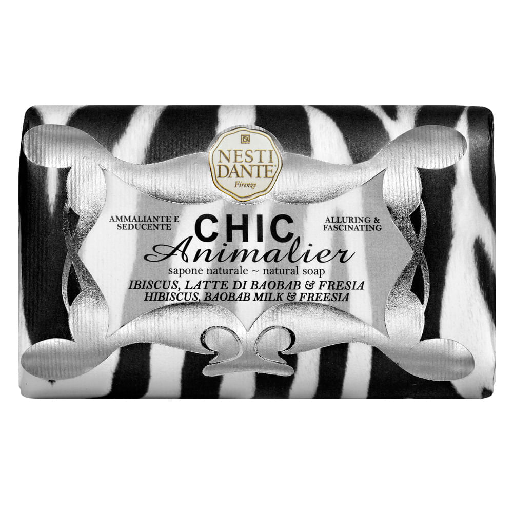 Chic Animalier White Nesti Dante Sabonete Em Barra 250g