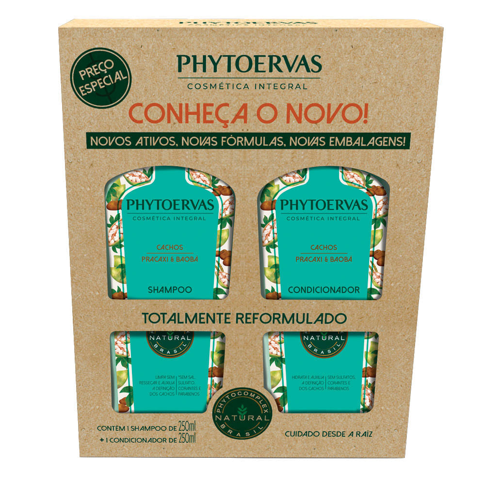 Phytoervas Pracaxi E Baobá Kit – Shampoo + Condicionador