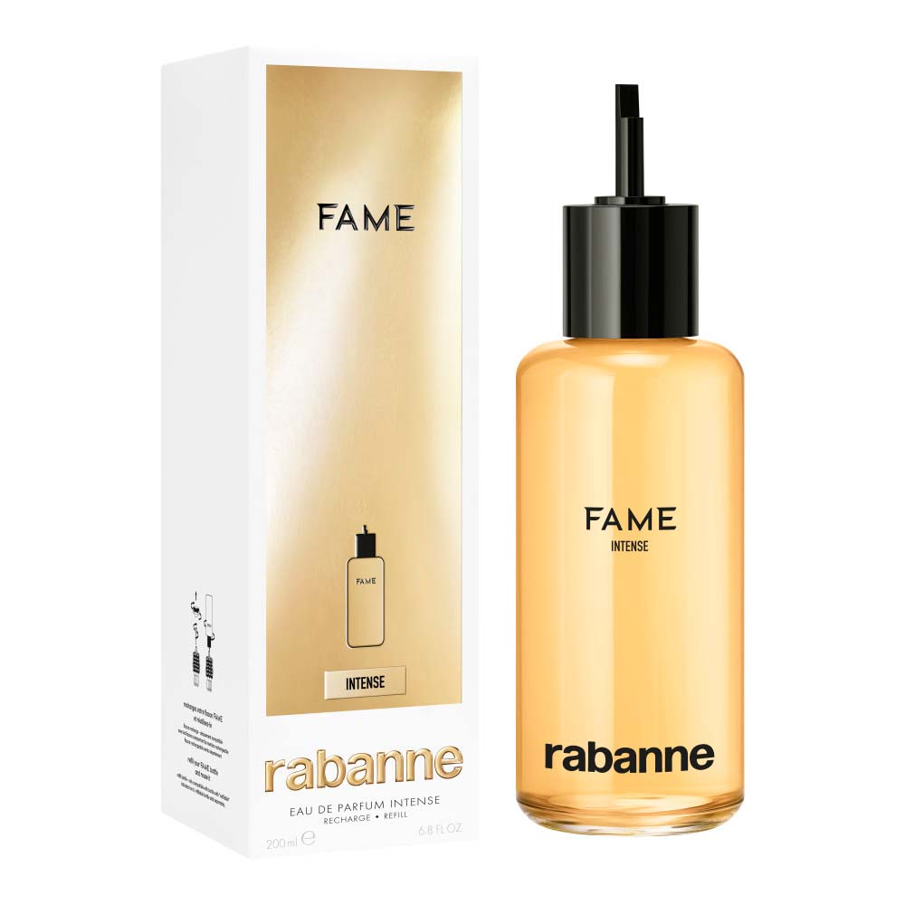 Fame Intense Rabanne Perfume Feminino Eau De Parfum 200ml Refil
