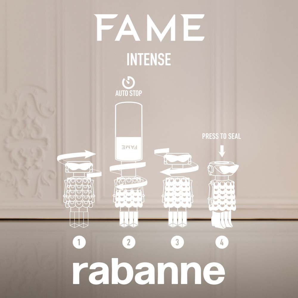 Fame Intense Rabanne Perfume Feminino Eau De Parfum 200ml Refil