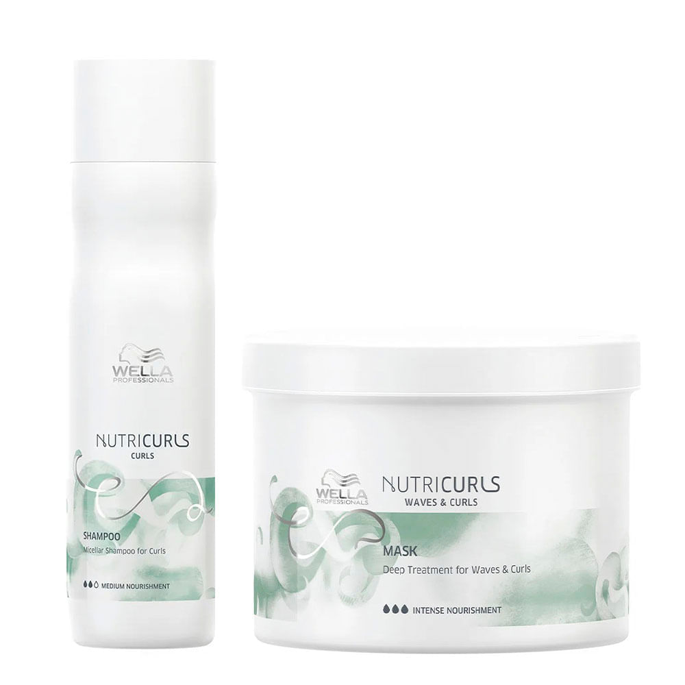 Wella Professionals Nutricurls Kit – Shampoo + Máscara
