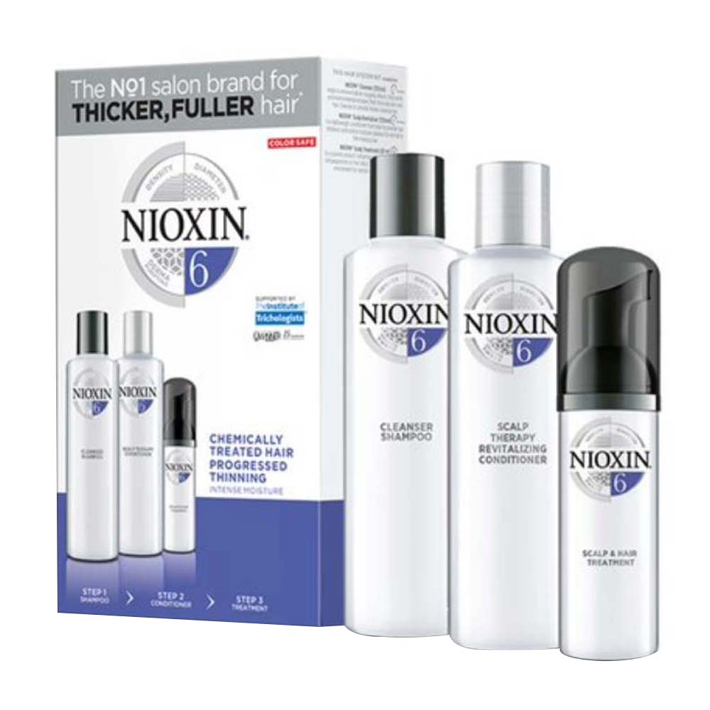 Nioxin Loyalty Kit Sistema 6 Shampoo + Condicionador + Leave-in