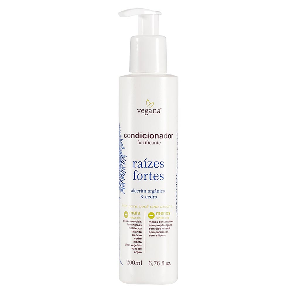 Vegana Raizes Fortes Alecrim Condicionador 200ml