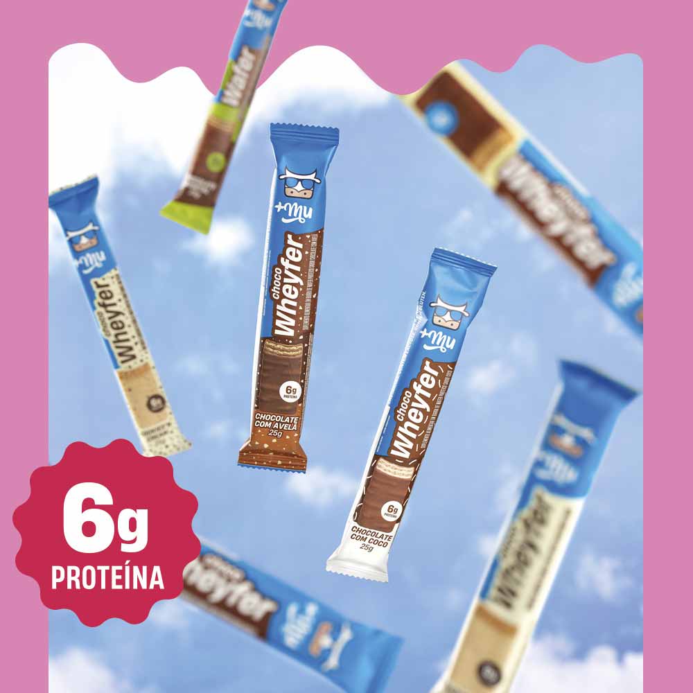 Chocowheyfer Mais Mu Chocolate com Coco 12un