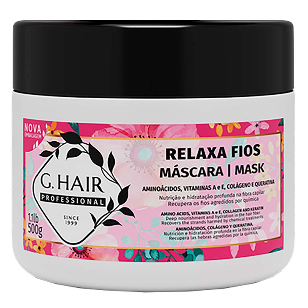 G.Hair Relaxa Fios Máscara Capilar 500g