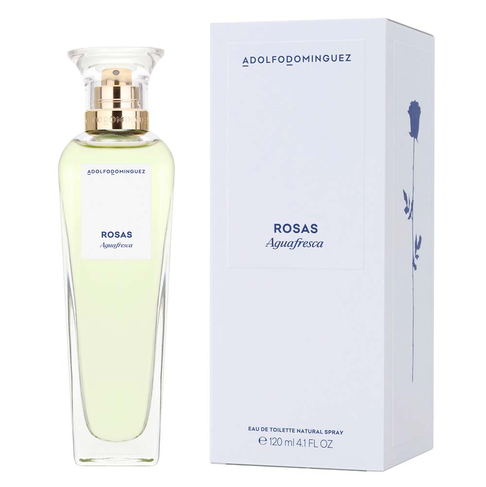 Água Fresca de Rosas Adolfo Dominguez Perfume Feminino Eau de Toilette 120ml