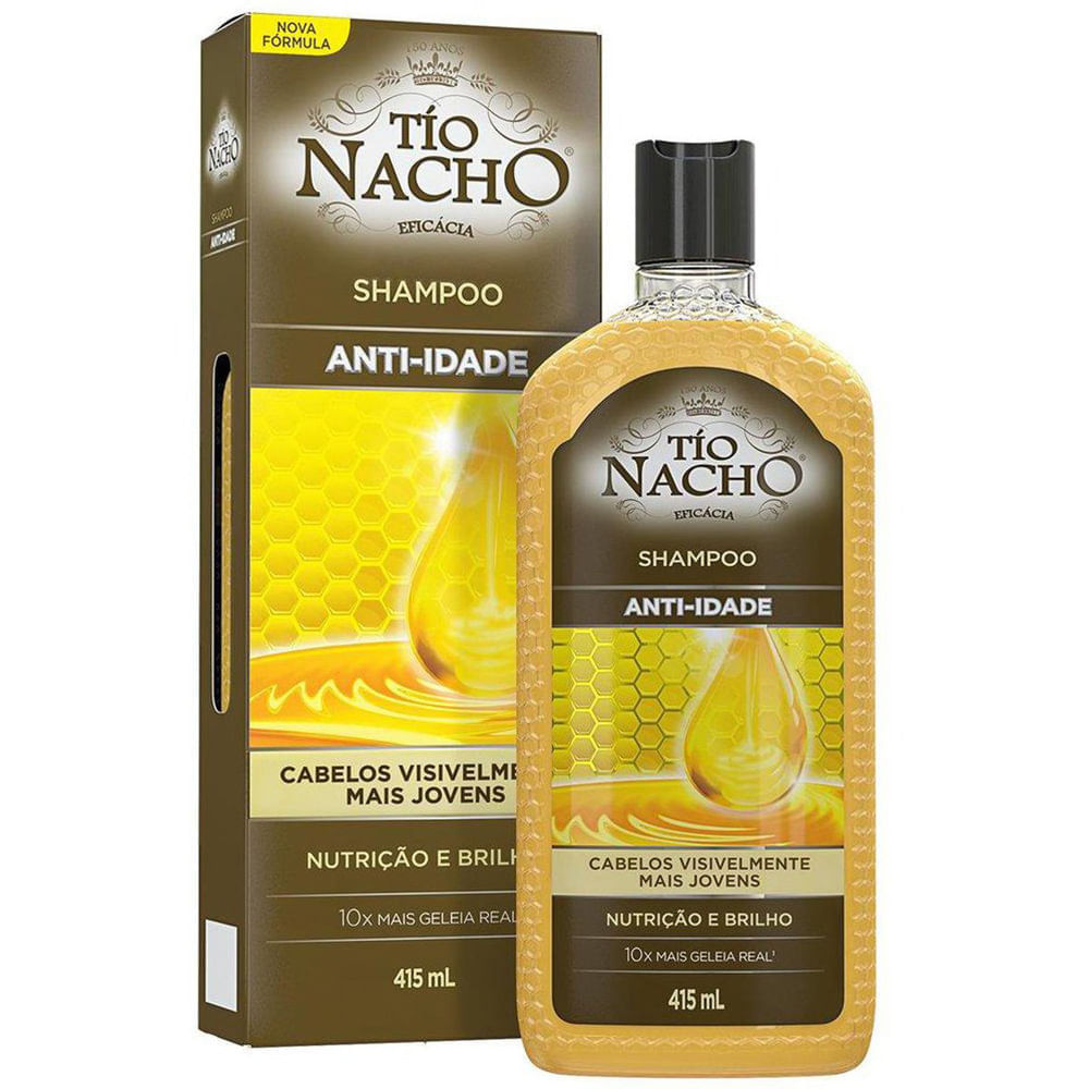Tio Nacho Shampoo Antiqueda Anti-idade – Shampoo 415ml