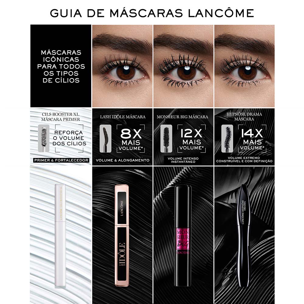 Máscara De Cílios Lancôme Hypnôse Drama 01 Preto