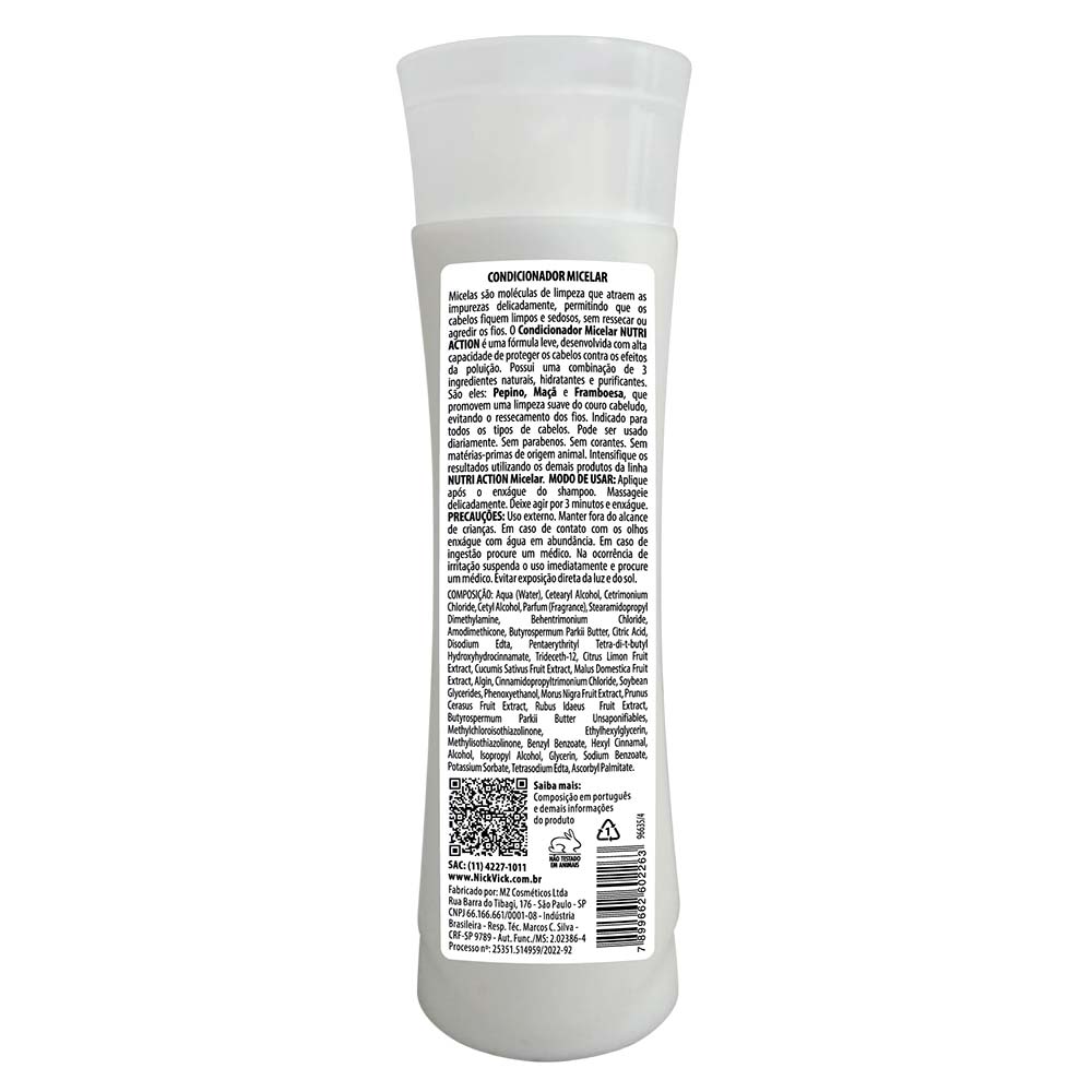 Nick e Vick Condicionador Micelar Condicionador 260ml