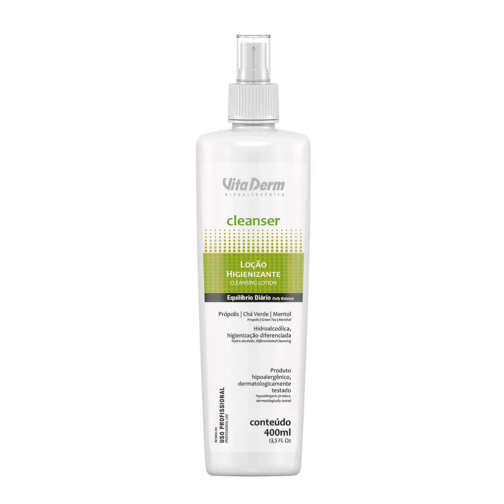 Loção Higienizante Vita Derm – Cleanser Profissional 400ml
