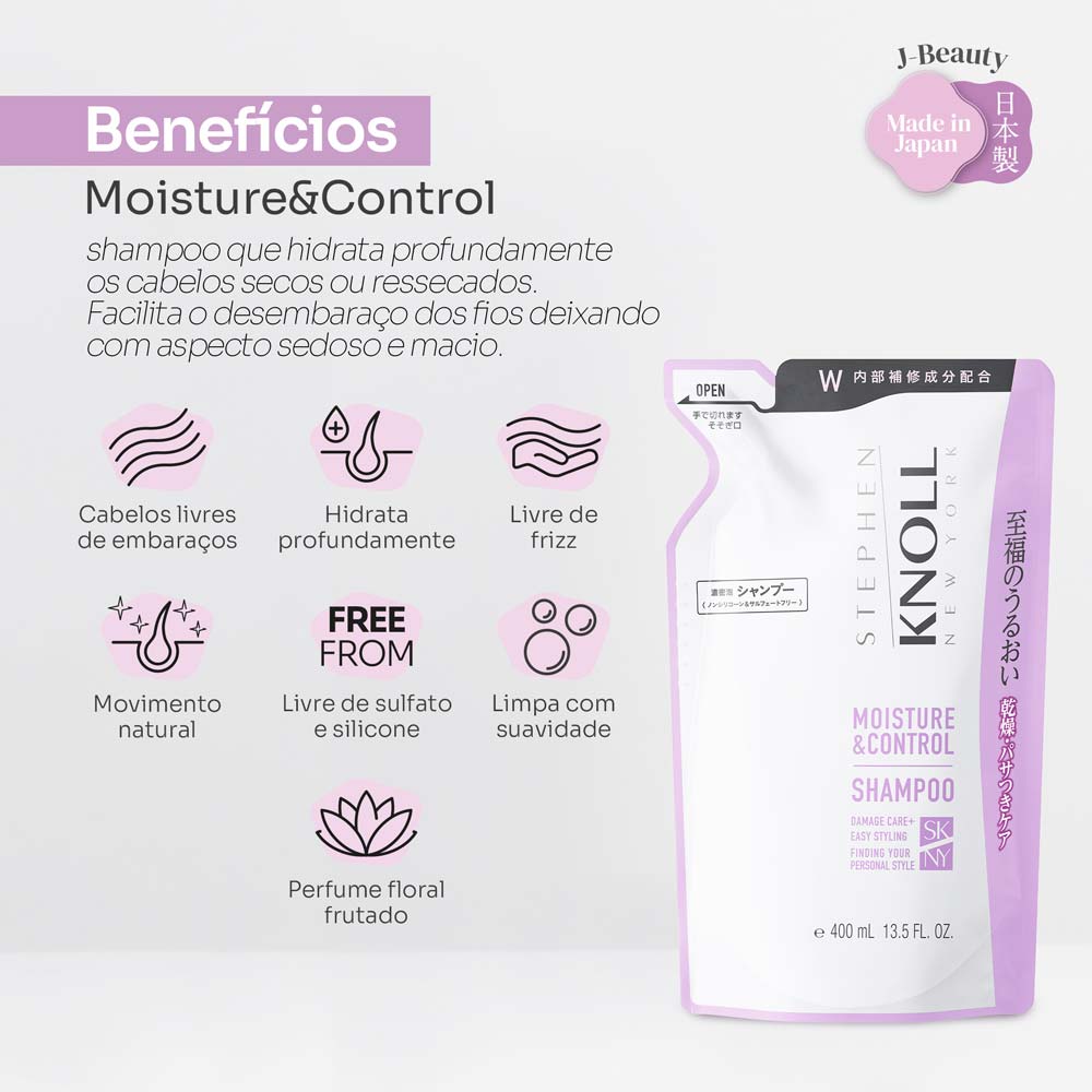 Stephen Knoll Moisture & Control Shampoo Refil 400ml