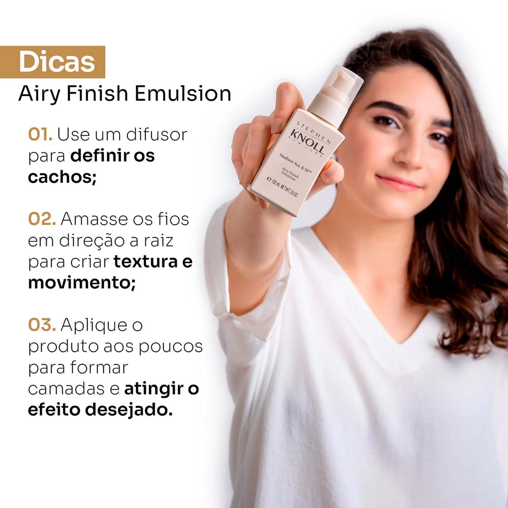 Modelador Semi-Matte Stephen Knoll Airy Finish Emulsion 102ml