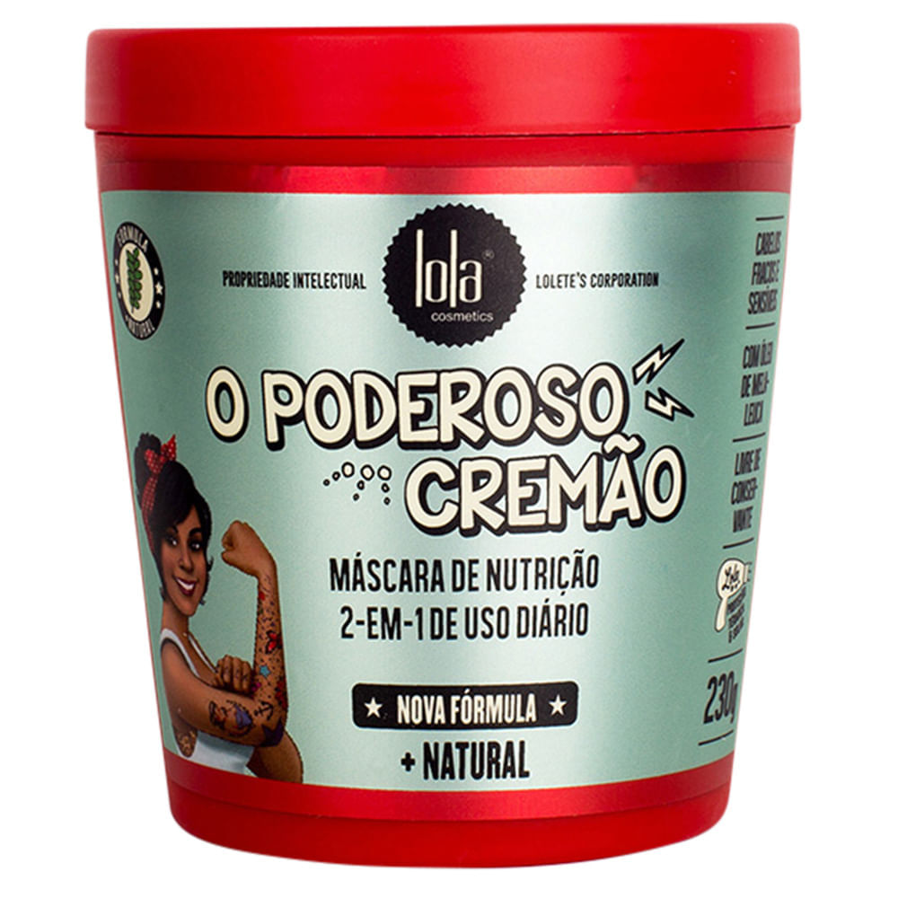 Lola Cosmetics O Poderoso Cremão 2 em 1 Máscara Capilar 230g