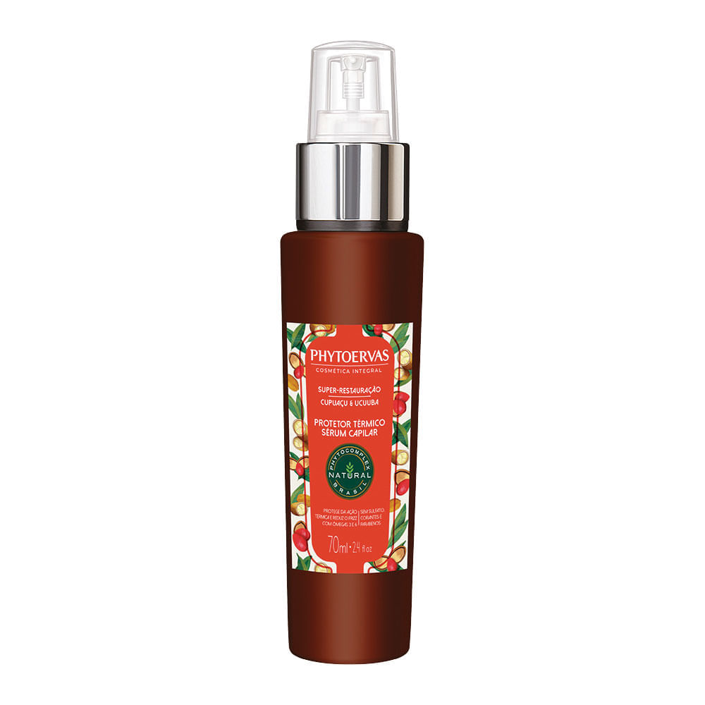 Phytoervas Super Restauração Cupuaçu e Ucuuba – Protetor Térmico 70ml