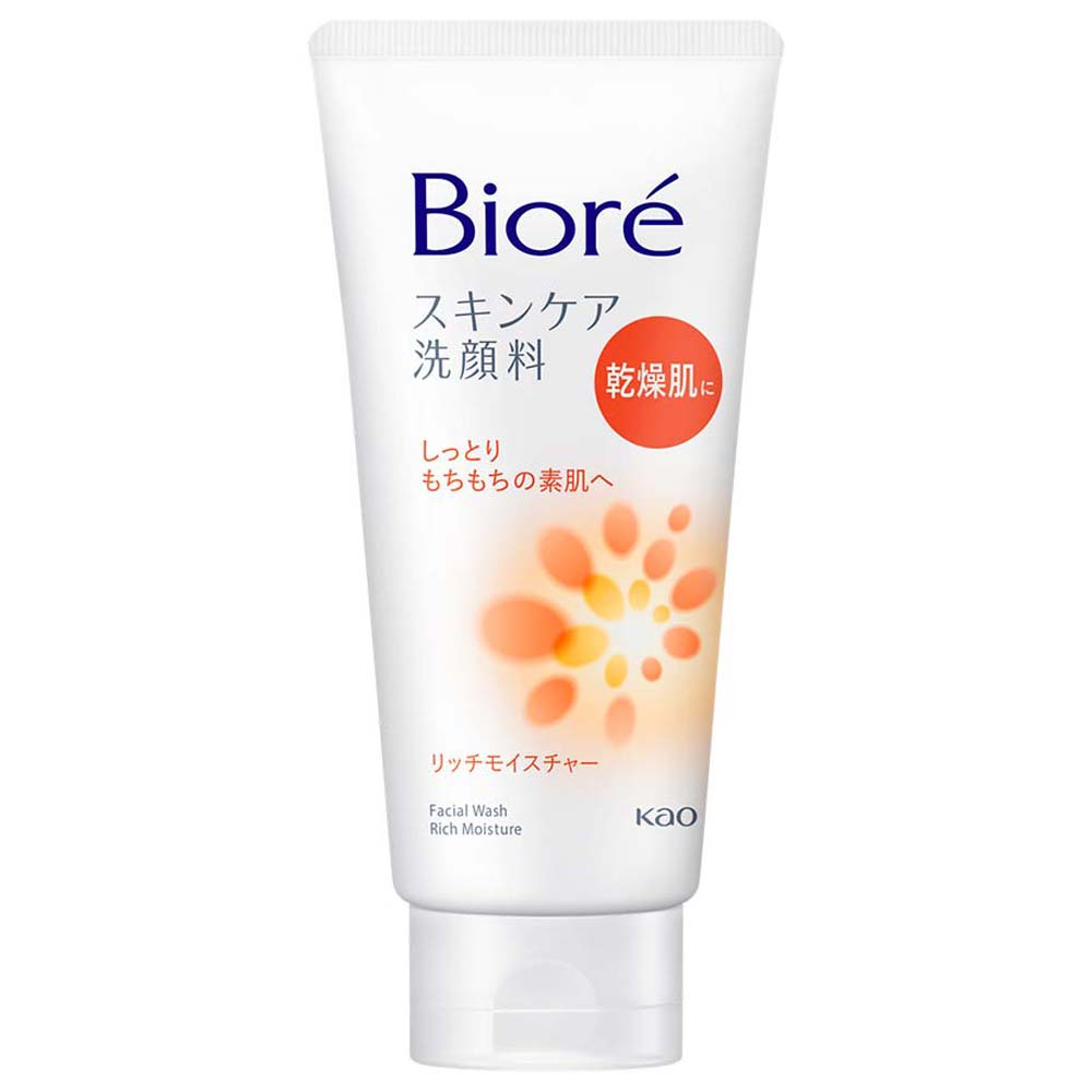 Sabonete de Limpeza Facial Bioré Wash Rich Moisture 130g