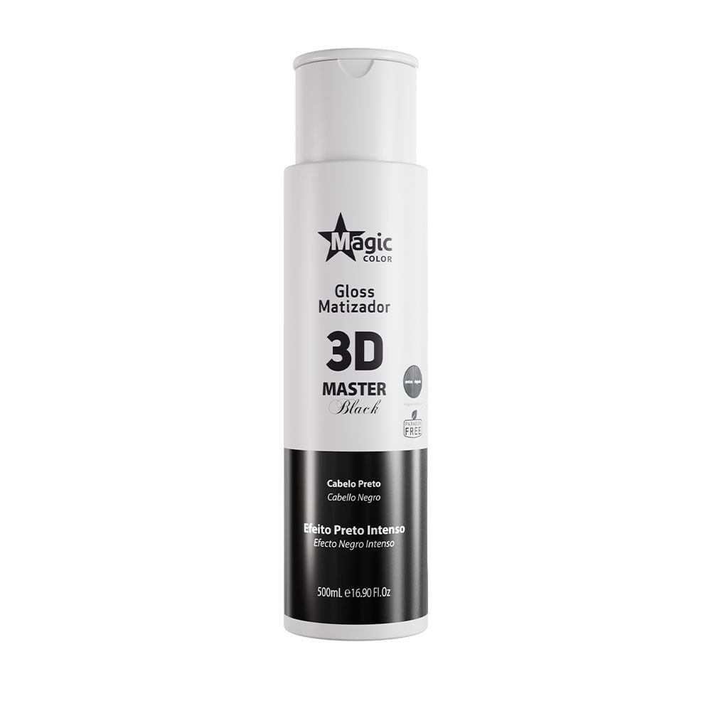Matizador Magic Color 3D Master Black 500ml