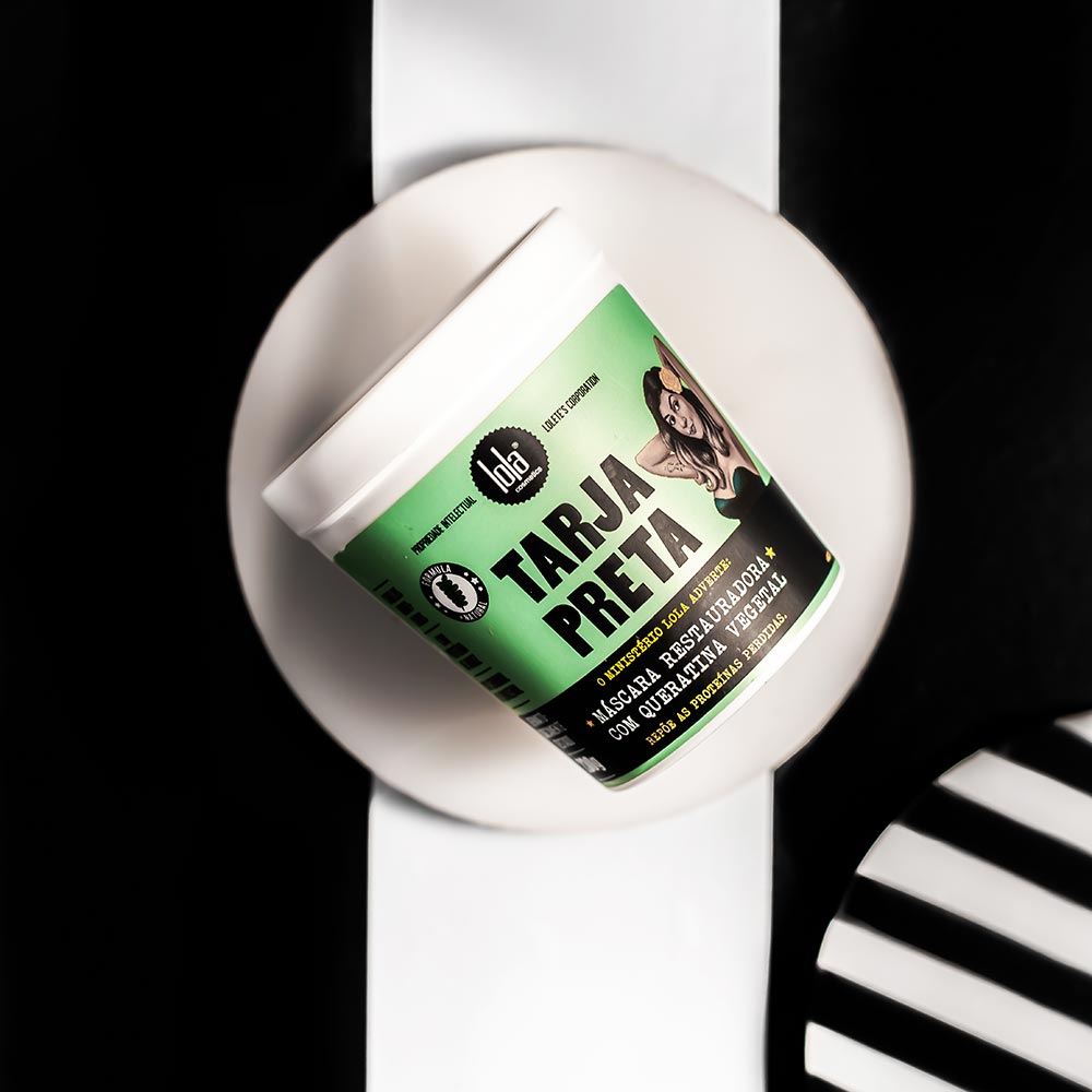 Lola Cosmetics Tarja Preta Queratina Vegetal Máscara de Reconstrução 230g