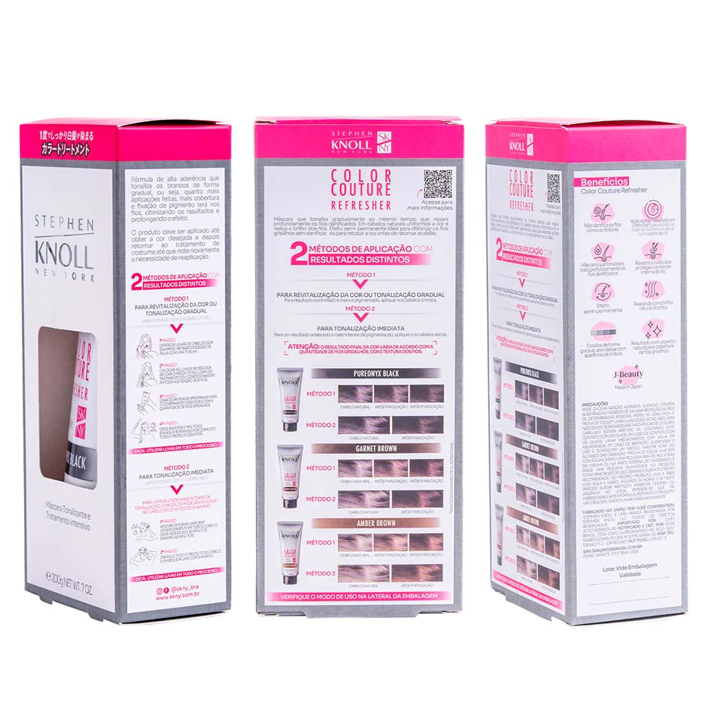 Stephen Knoll Color Couture Refresher Máscara Tonalizante 200g 01 Pureonyx