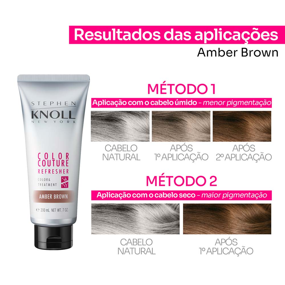 Stephen Knoll Color Couture Refresher Máscara Tonalizante 200g 03 Amber