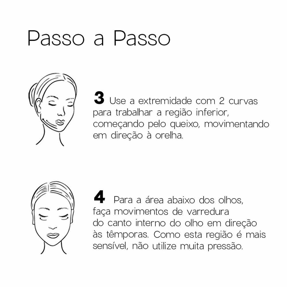 Massageador Corporal Océane Rose Quartz Gua Sha 1 Un