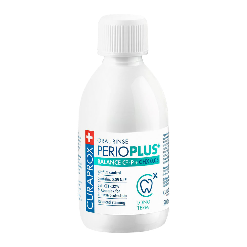 Enxaguante Bucal Curaprox Perio Plus+ Balance 200ml