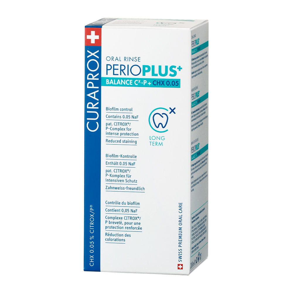 Enxaguante Bucal Curaprox Perio Plus+ Balance 200ml