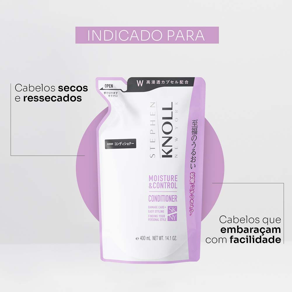 Stephen Knoll Moisture e Control Condicionador Refil 400ml