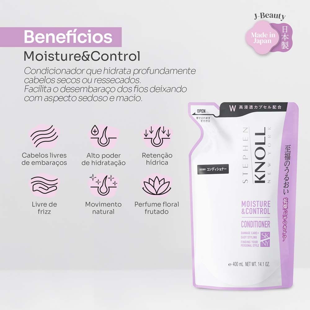Stephen Knoll Moisture e Control Condicionador Refil 400ml