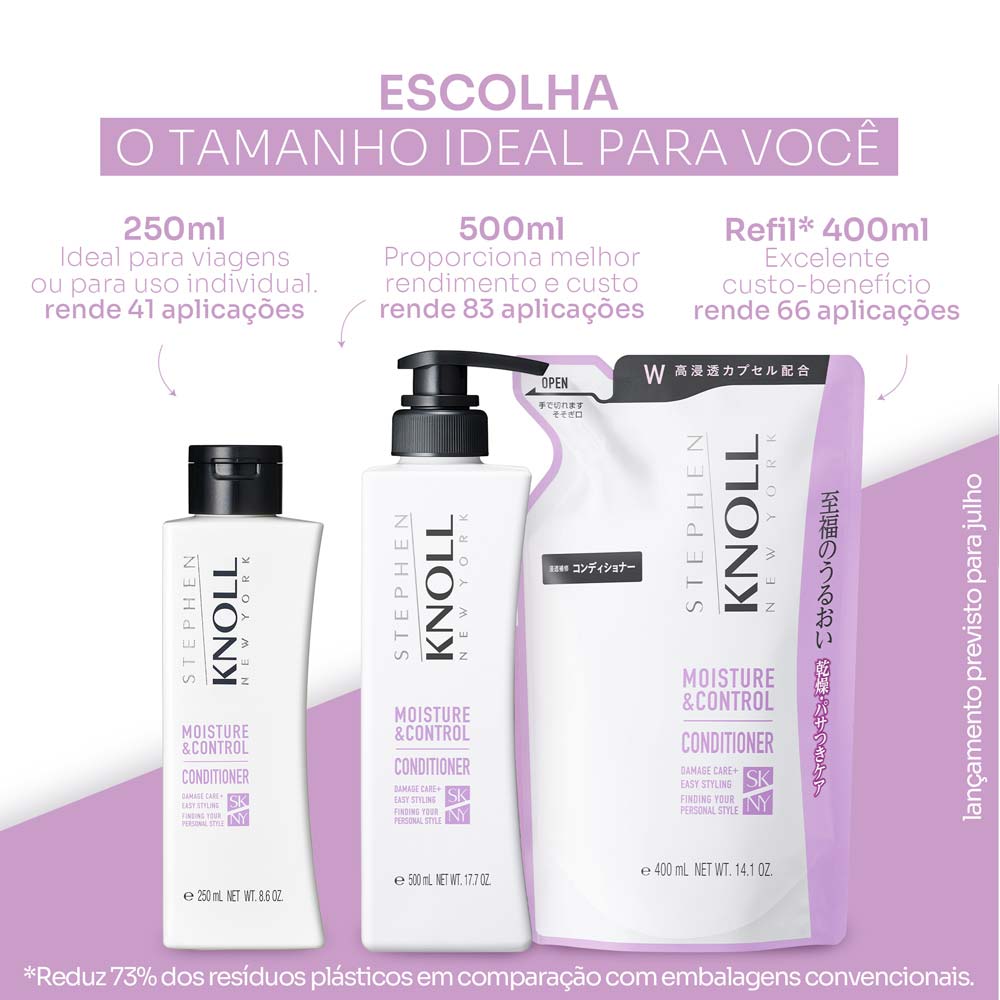 Stephen Knoll Moisture e Control Condicionador Refil 400ml