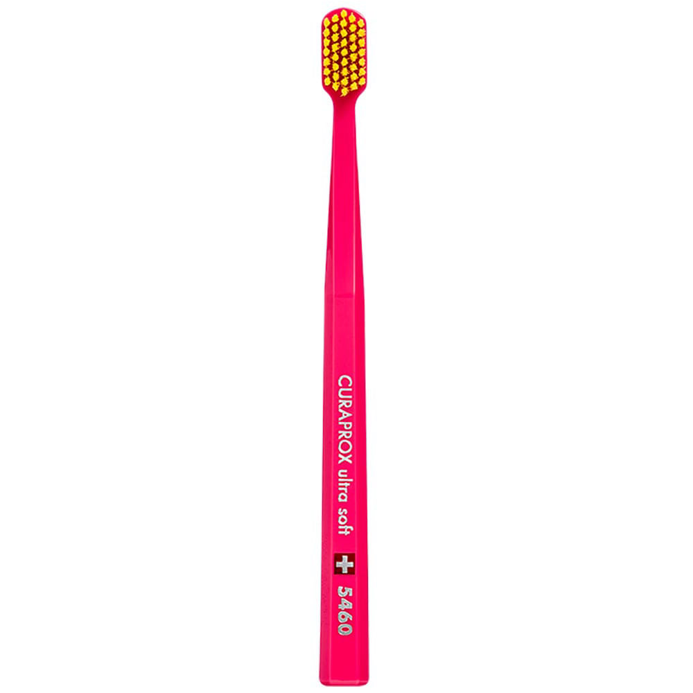 Escova De Dentes Curaprox Ultra Soft Cs5460b Rosa E Amarelo