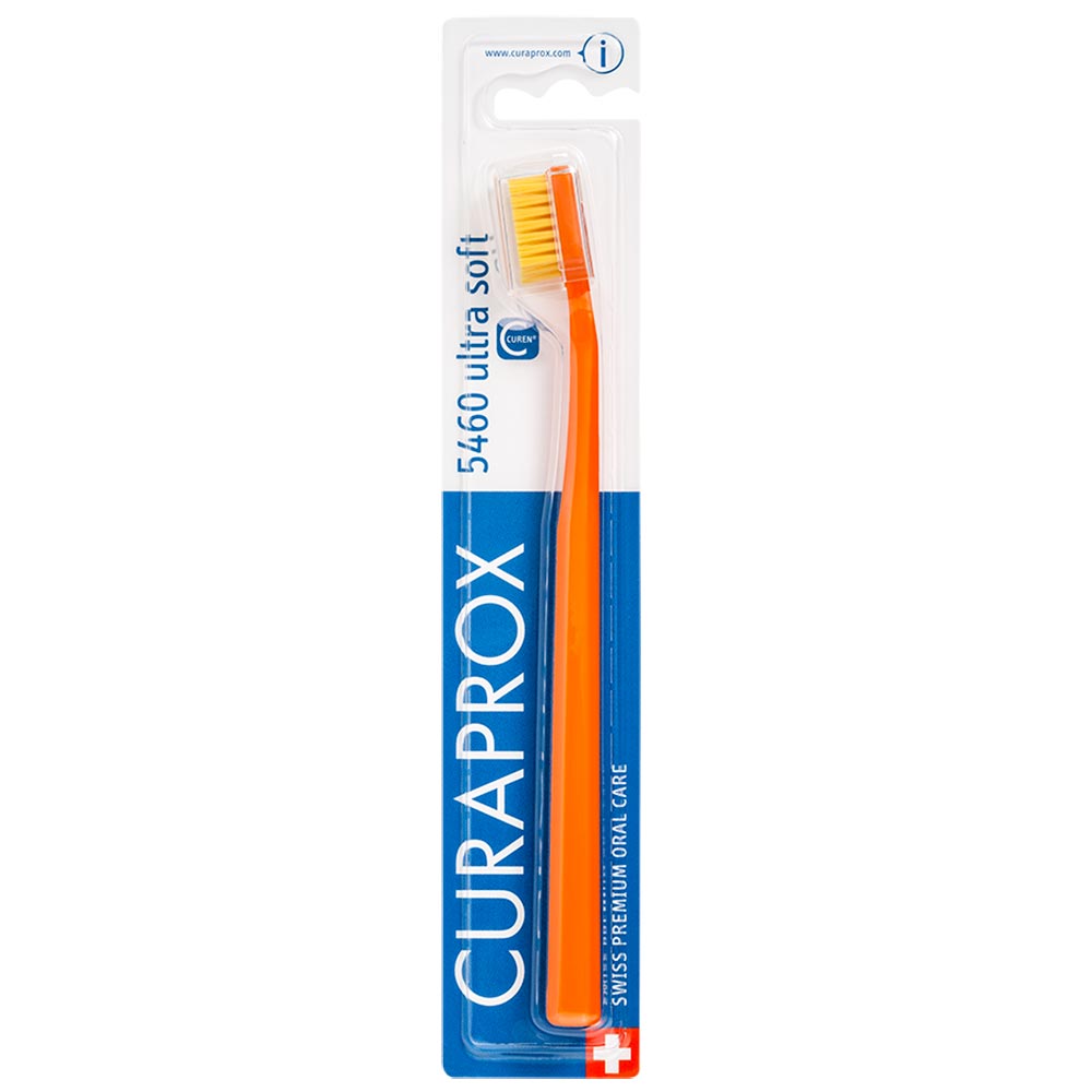Escova de Dentes Curaprox Ultra Soft CS5460B Laranja e Amarelo