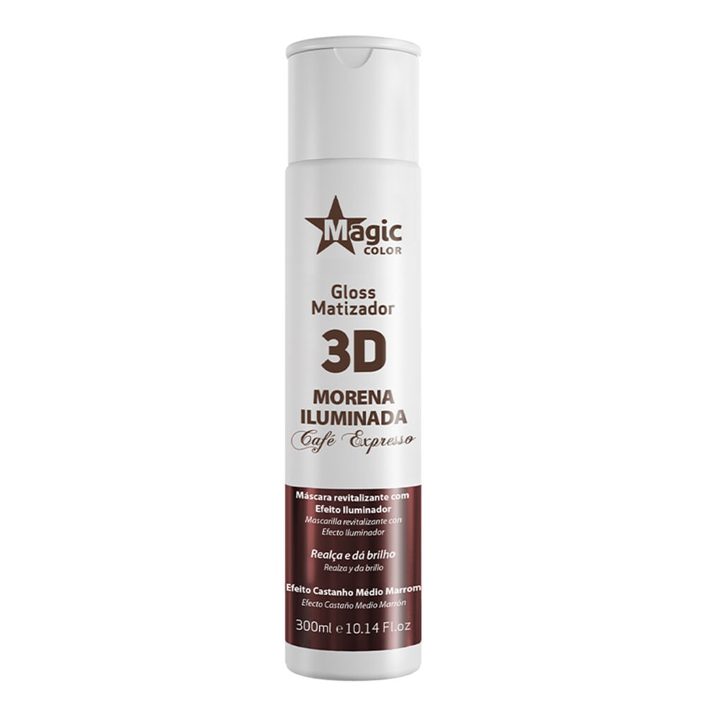 Matizador 3d Magic Color Morena Iluminada Café Expresso 300ml
