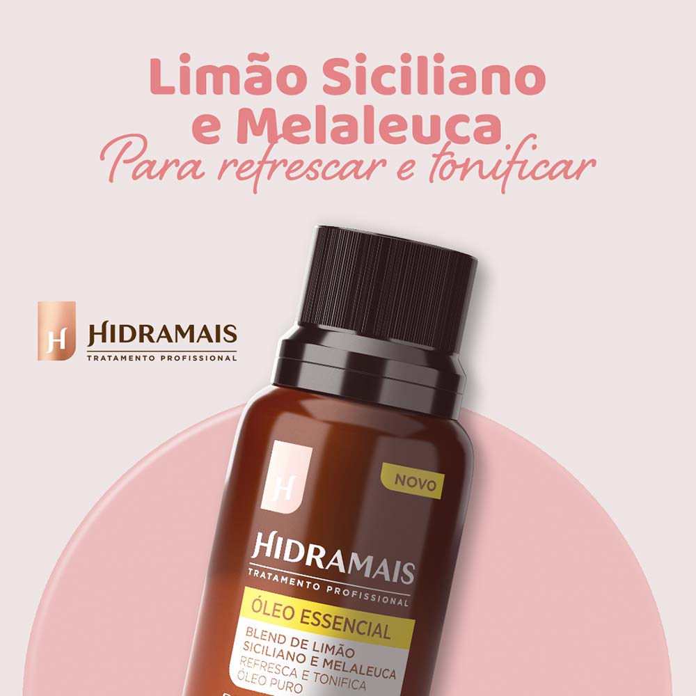 Óleo Essencial Hidramais Limão Siciliano e Melaleuca 15ml