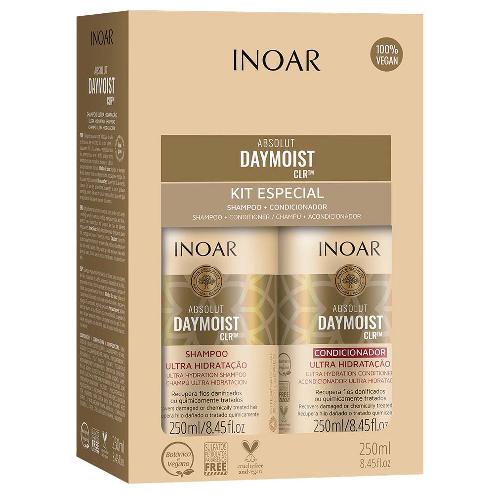 Inoar Absolut Daymoist CLR Kit Shampoo + Condicionador