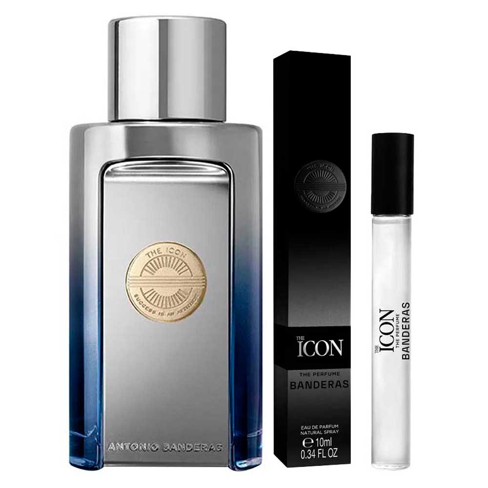 Banderas The Icon Elixir Kit Perfume Masculino Eau de Parfum + Miniatura Banderas The Icon Eau de Parfum