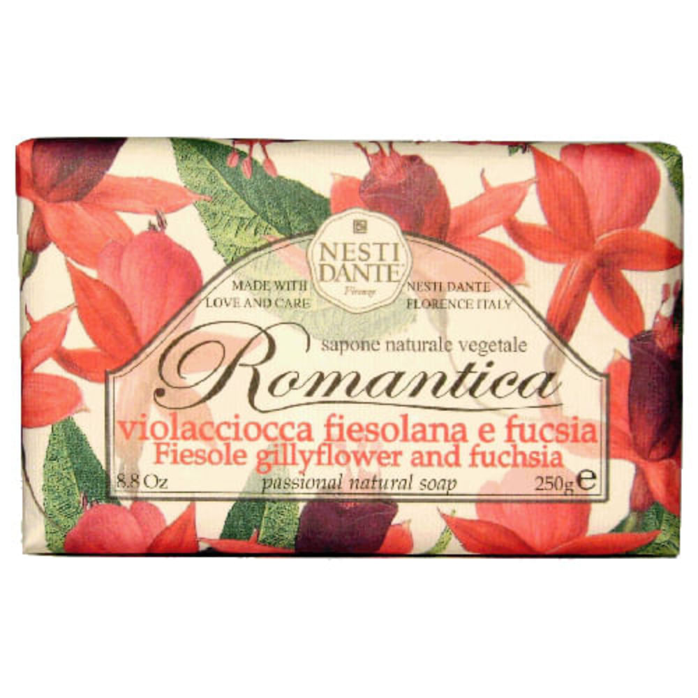 Romântica Cravo Fiesolano E Fucsia Nesti Dante Sabonete Perfumado Em Barra 250g