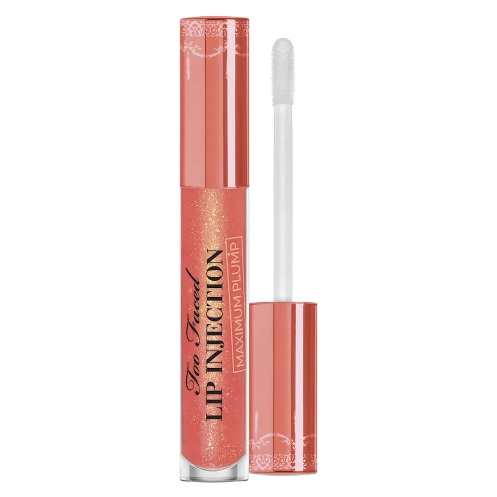 Gloss Labial Volumizador Too Faced Lip Injection Maximum Plump Creamsicle Tickle