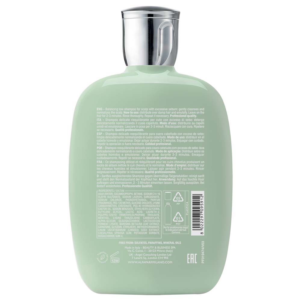 Alfaparf Semi Di Lino Scalp Balancing – Shampoo Revitalizante 250ml