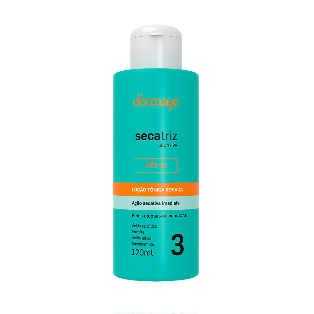 Loção Tônica Dermage Secatriz Rosada 120ml