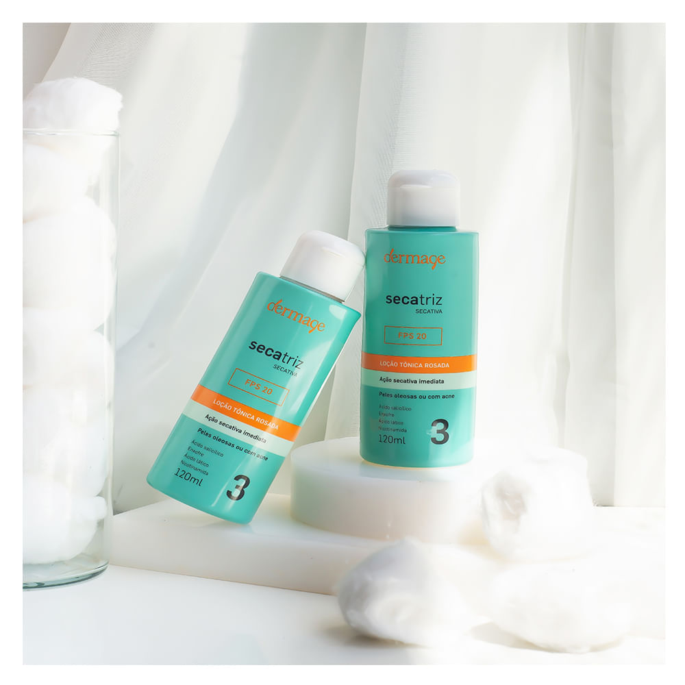 Loção Tônica Dermage Secatriz Rosada 120ml