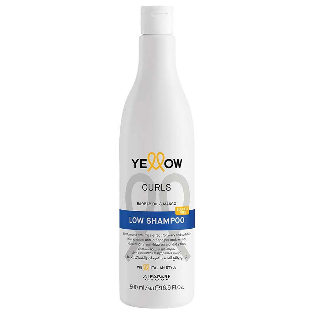 Yellow Curls Shampoo Low Para Cabelos Cacheados 500ml