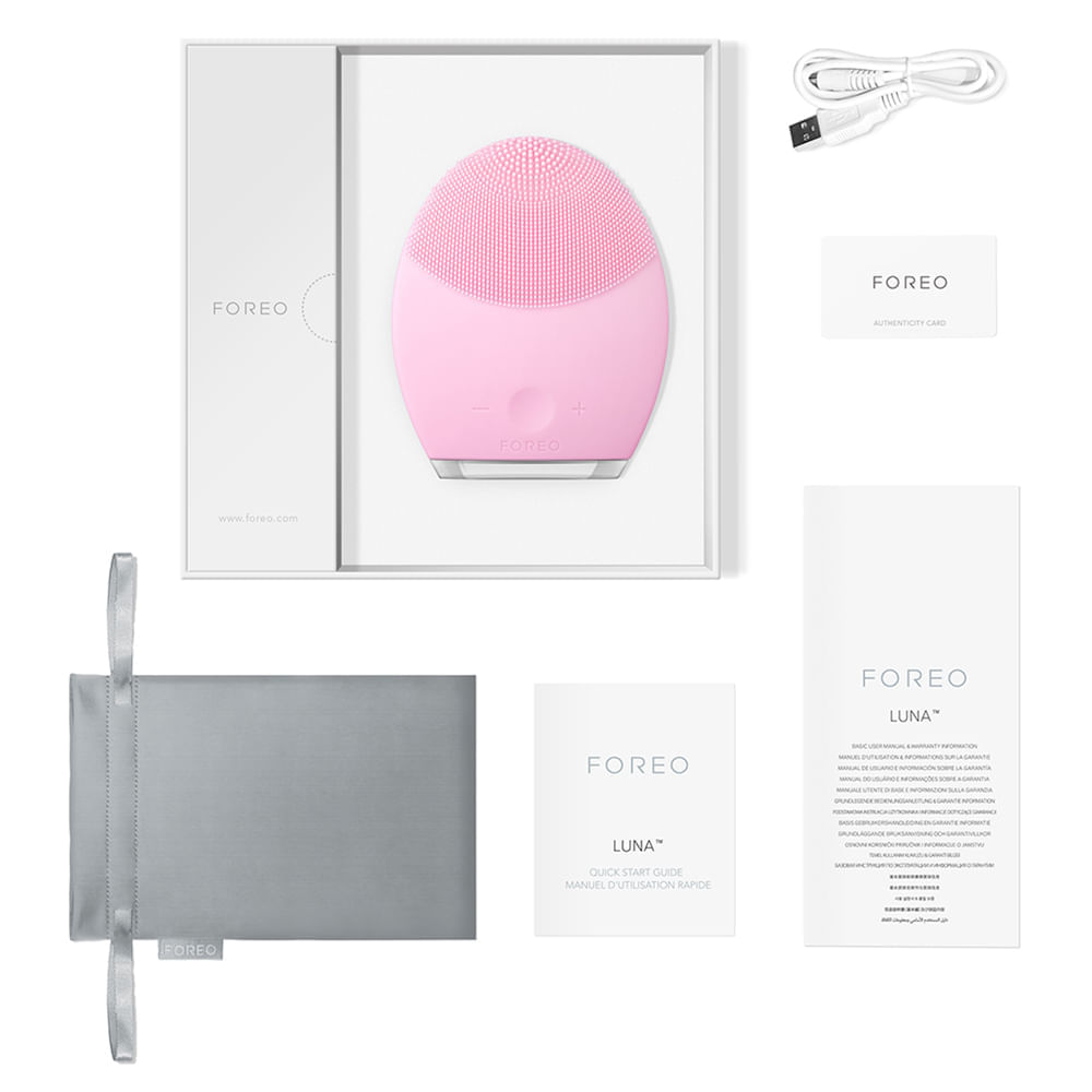 Luna 2 Pele Normal Foreo Escova de Limpeza Facial 1 Un