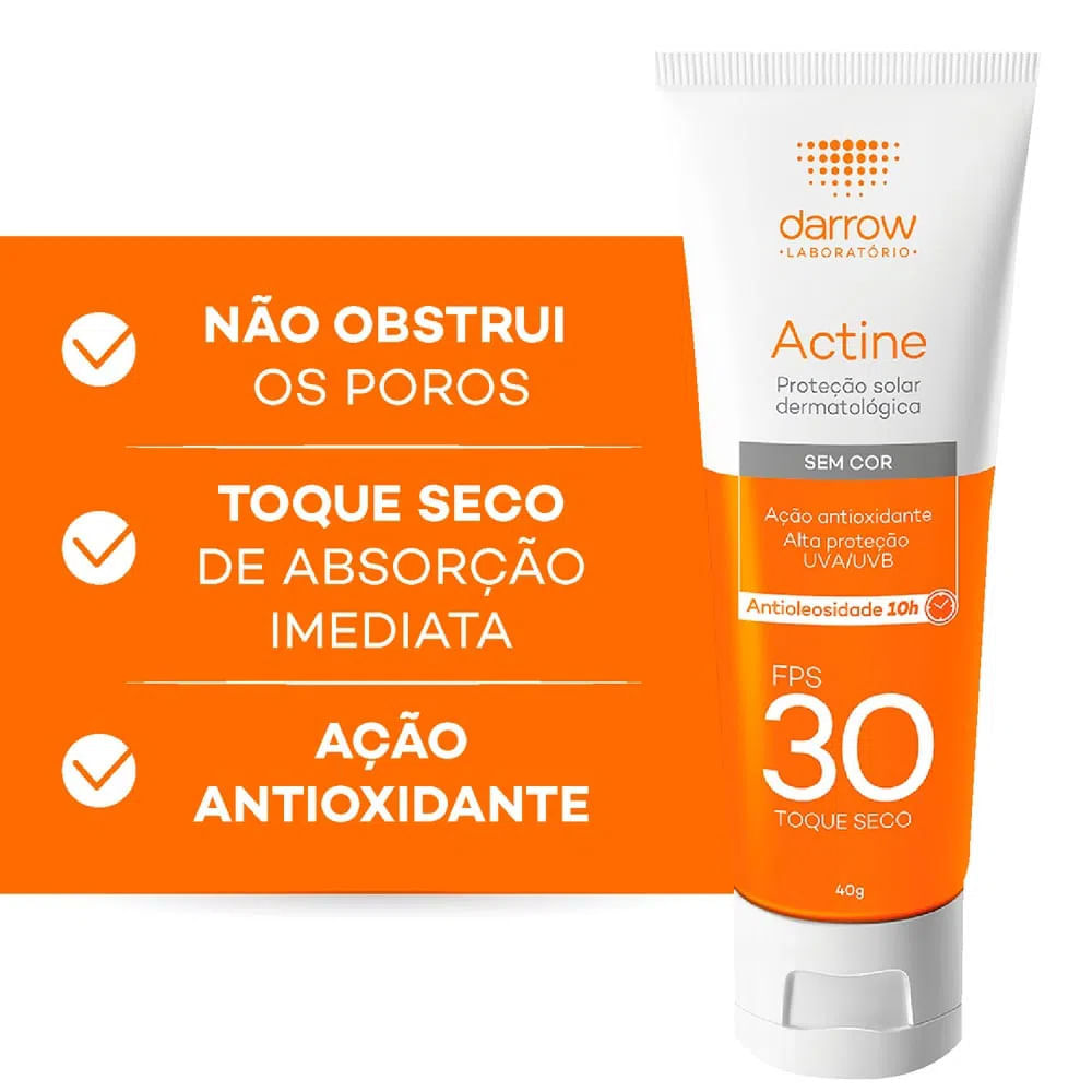 Darrow Actine Kit com 2 Unidades – Protetor Solar FPS30 40g
