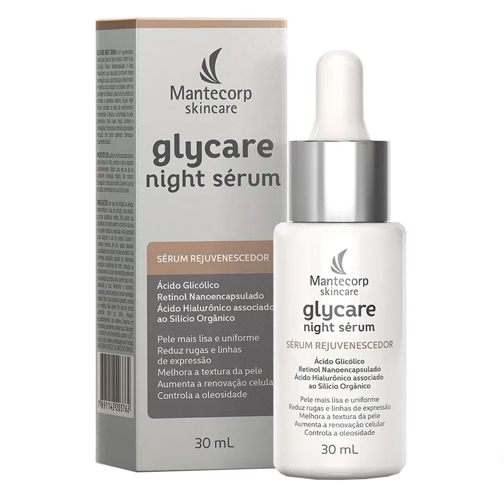 Sérum Facial Noturno Mantecorp – Glycare Night Sérum 30ml