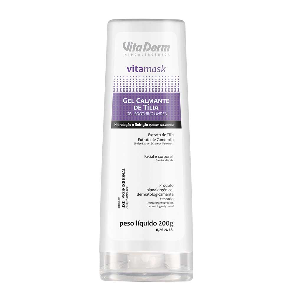 Vita Derm Gel Calmante de Tília Plus Vita Mask 200g