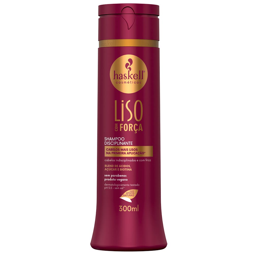 Haskell Liso Com Força Shampoo 300ml