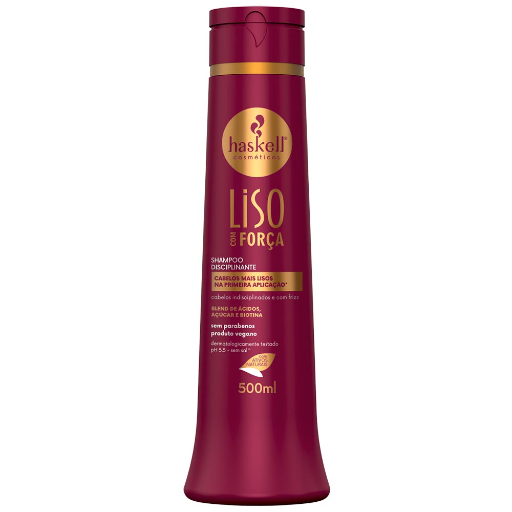 Haskell Liso Com Força Shampoo 500ml