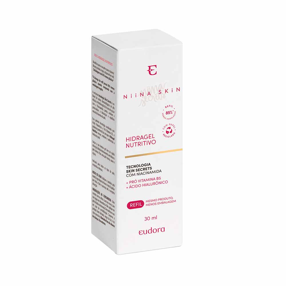 Hidratante Facial Eudora by Niina Skin Refil Hidragel Nutritivo 30ml